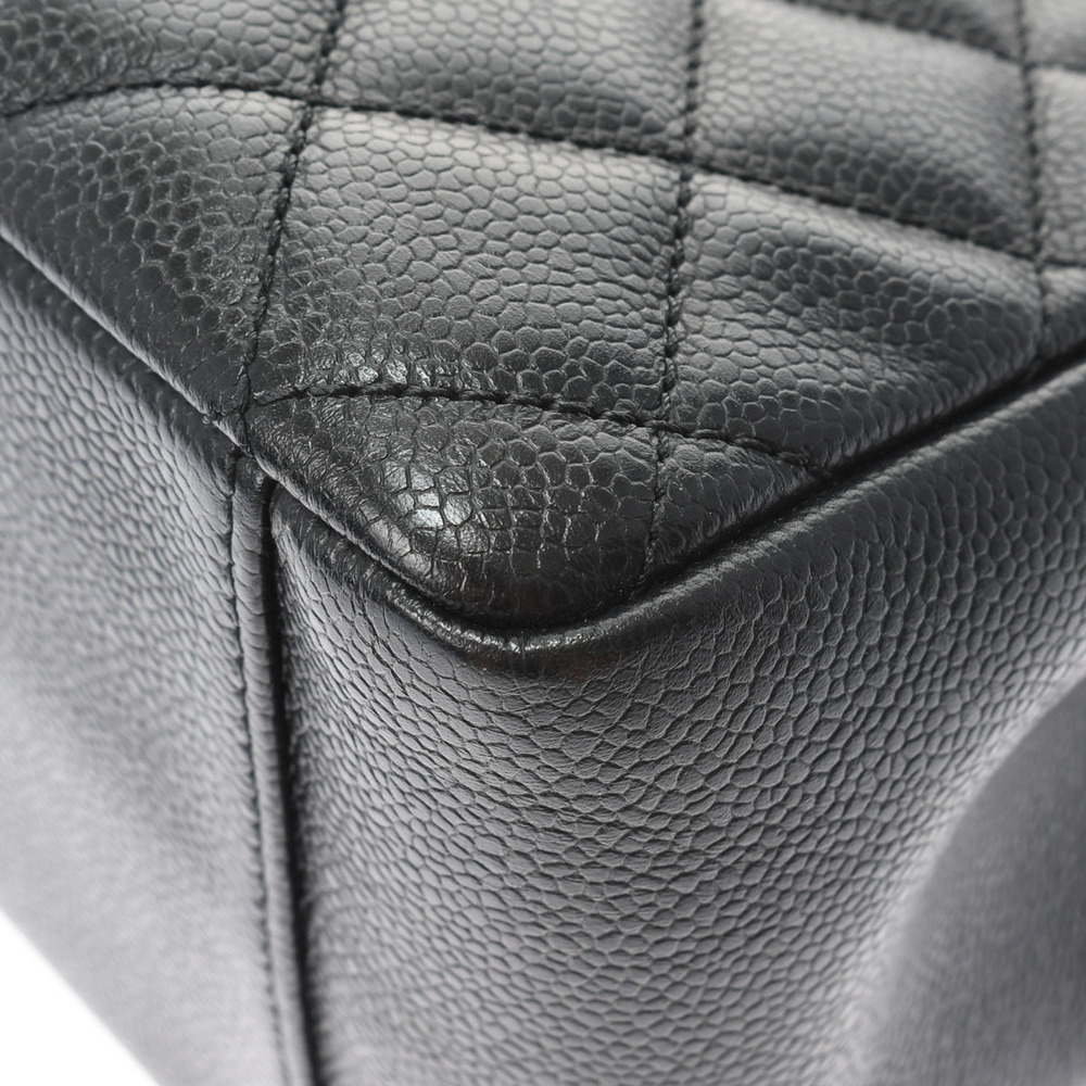 Chanel Matelasse Gst Black Silver Hardware Caviar Skin Tote Bag - Picture 6 of 11